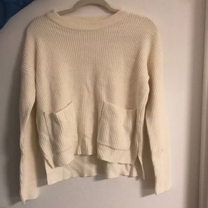 CREAM POCKET MADEWELL SWEATER!! *NEW WITH TAGS*
